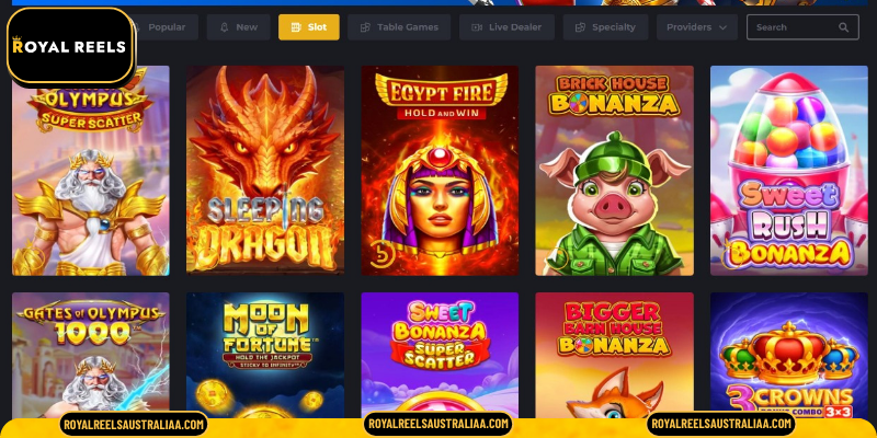 Premier Titles within the Royal Reels Slot Catalog