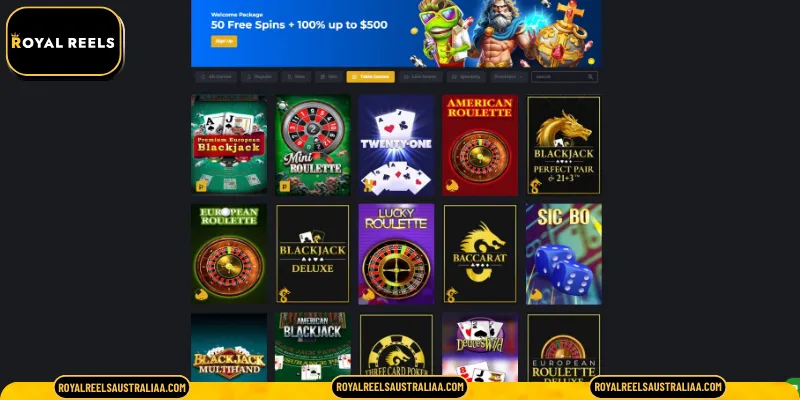 Table Games – Traditional Excellence in a Casino-Standard Space