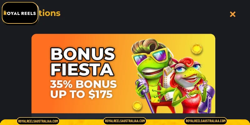 The "Bonus Fiesta": 35% Match up to $175